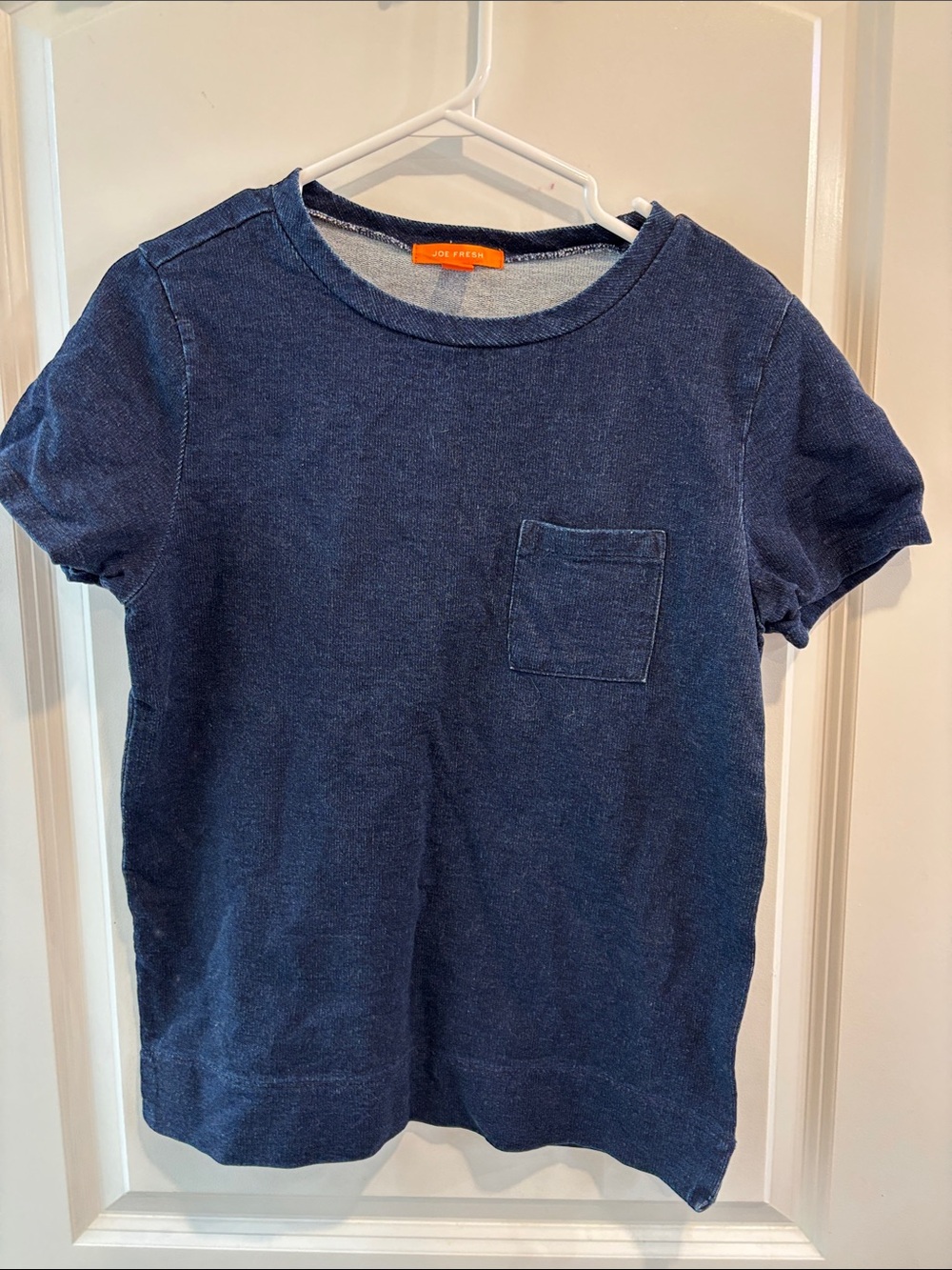 Joe Fresh Indigo Short Sleeve Pocket Tee
